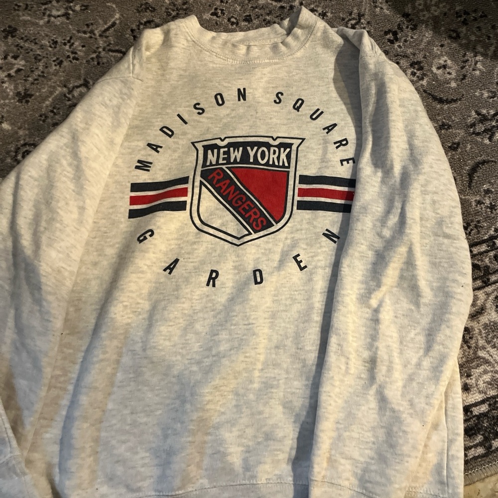New York Rangers Gray Sweater - Picture 3 of 4